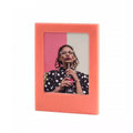 VMIDirect Magnetic Photo Frame in Coral Color Holding a Picture of a Woman with a Drink