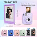Mini Magnetic Photo Frame for Fuji Instax 3-inch films, available in various colors, perfect for 2x3 photos