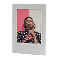 VMIDirect Magnetic Photo Frame in white showcasing a smiling woman holding a drink