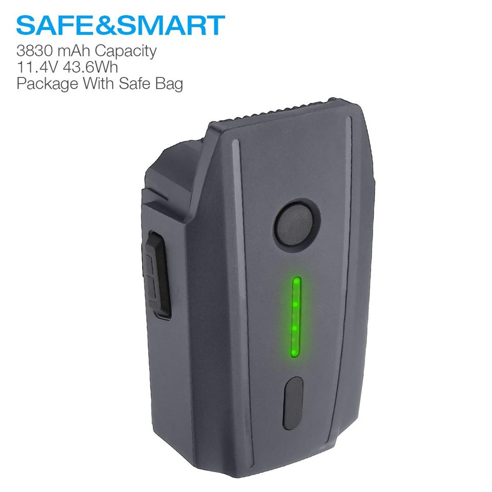 MAV-3830 extra battery for DJI Mavic drone with LED indicator and safe storage bag