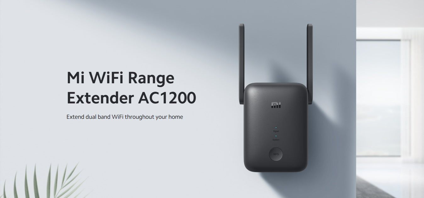 Mi WiFi Repeater AC1200 Range Extender for boosting dual band WiFi throughout your home