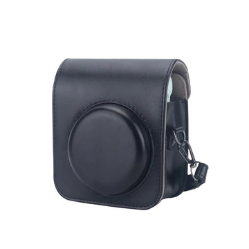 Leather Checkered Carve Iridescent, Cloud and Braid Style Camera Bag Made For FUJIFILM Instax Mini 11 Mini 12