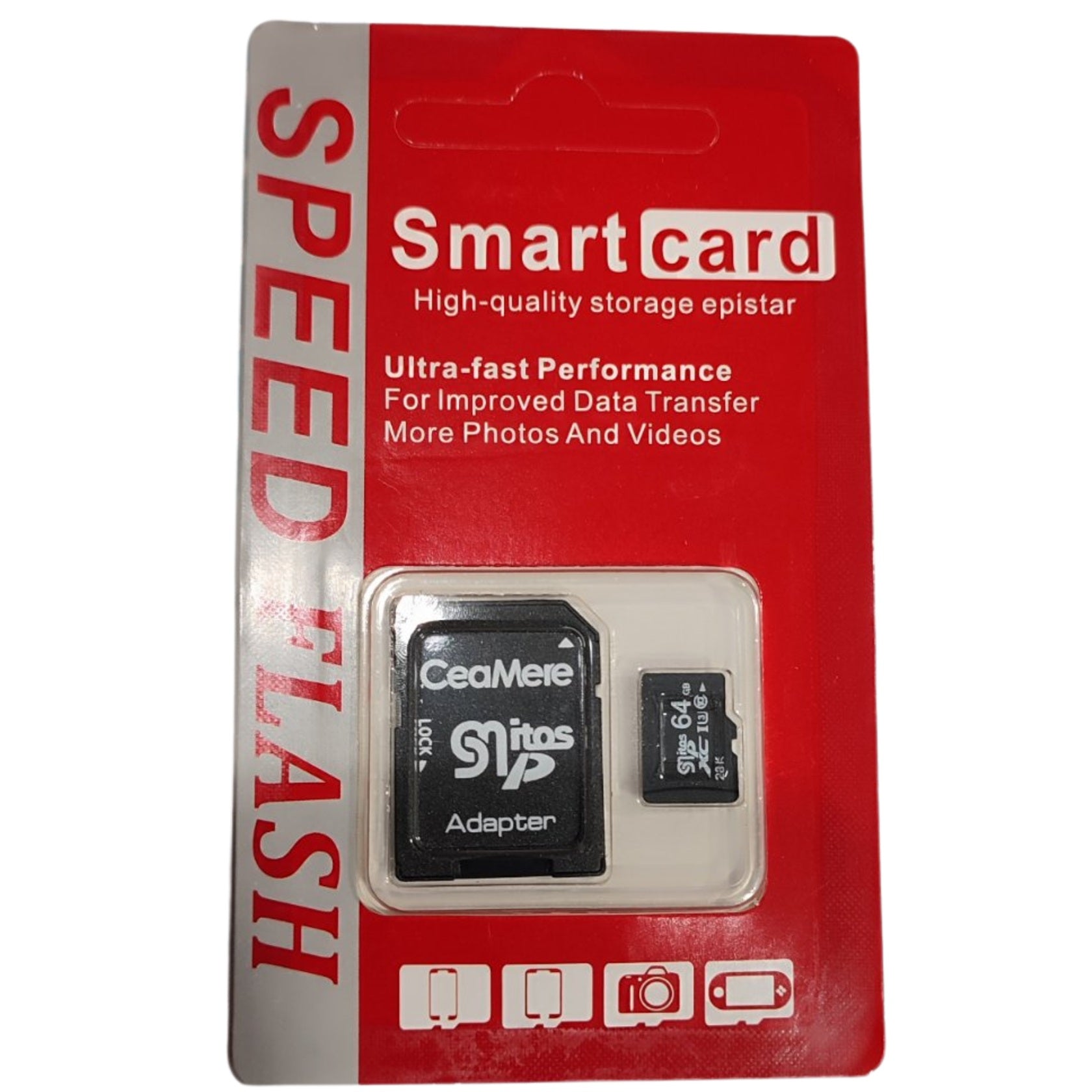 VMIDirect High-Speed Flash Memory Card with Adapter for Improved Data Transfer and Storage