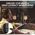 VMIDirect USB Microphone with mute function and zero-latency monitoring for clear audio recording