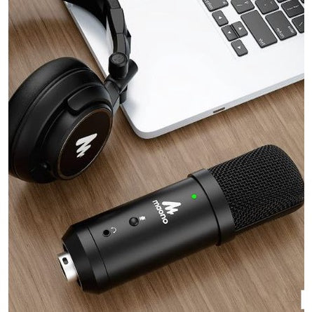 VMIDirect USB Microphone with Adjustable Stand and Pop Filter for Clear Audio Recording