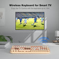 Mofii Candy XR wireless keyboard and mouse combo with round keys in beige and brown colors