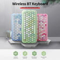 MOFII HONEY BT keyboard wireless Bluetooth compact keyboards in blue green and pink colors
