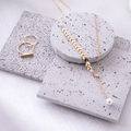 Natural Stone Props ideal for showcasing jewelry with a stylish gray background