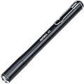 VMIDirect Pocket-Sized LED Penlight in Black with a Durable Aluminum Body and Pocket Clip