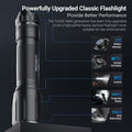 VMIDirect Tactical LED Flashlight with 3000 Lumens and Metal Tactical Tail Switch for Enhanced Performance
