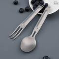 VMIDirect Cutlery Set Fork and Spoon made from durable stainless steel for outdoor dining