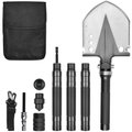 VMIDirect Multi-Tool Survival Gear with Shovel, Flashlights, and Accessories in a Compact Storage Bag