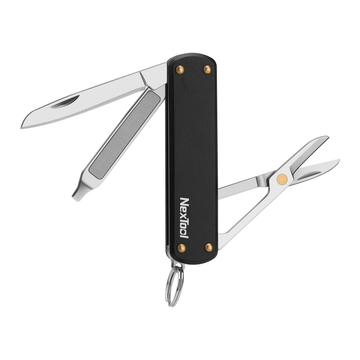 Nextool Multi-Tool Pocket Camping Gear with Knife, Scissors, and Screwdriver for Outdoor Adventures