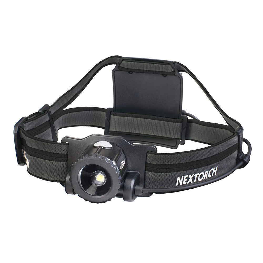 VMIDirect Focus-Adjustable Rechargeable LED Head Lamp with comfortable adjustable strap for outdoor activities
