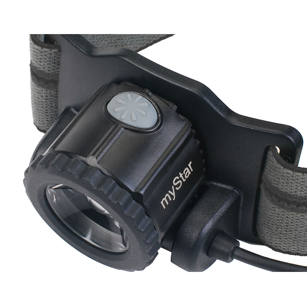 VMIDirect Focus-Adjustable Rechargeable LED Head Lamp with Rotating Lens for Custom Brightness