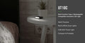 Multifunction Rechargeable LED Headlamp on a bedside table showcasing its compact and portable design