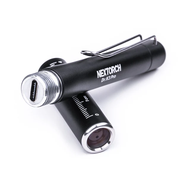 VMIDirect Rechargeable Professional Medical Penlight featuring a sleek design and clip for easy carrying