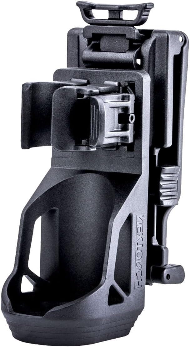 VMIDirect Tactical Flashlight Holster with Adjustable Clip for Easy Carry and Access