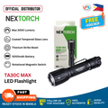 Tactical LED Flashlight Rechargeable Nextorch TA30C MAX with 3000 lumens and 5000mAh battery