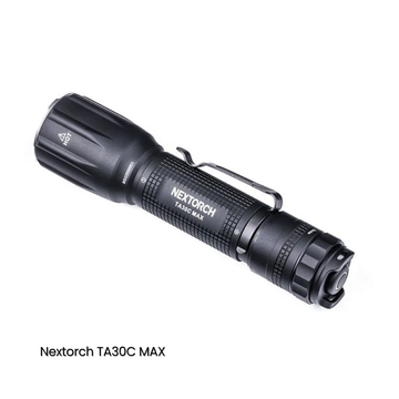 Nextorch TA30C MAX Tactical LED Flashlight Rechargeable with durable design and adjustable brightness settings