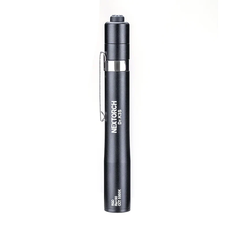 VMIDirect Black Nextorch DX153 LED White Light Medical Penlight with Pocket Clip for Easy Carry