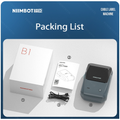 VMIDirect Portable Bluetooth Thermal Label Printer with packaging, cable, and instruction manual included