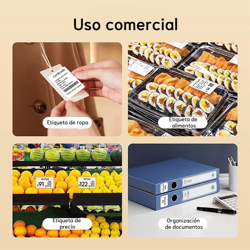 Thermal Label Stickers Patterned for labeling clothing, food items, and document organization