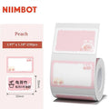 VMIDirect Thermal Label Stickers Patterned with cute peach design, perfect for organization and labeling.