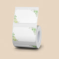 VMIDirect Thermal Label Stickers Patterned with Floral Design for Organizing and Labeling Projects