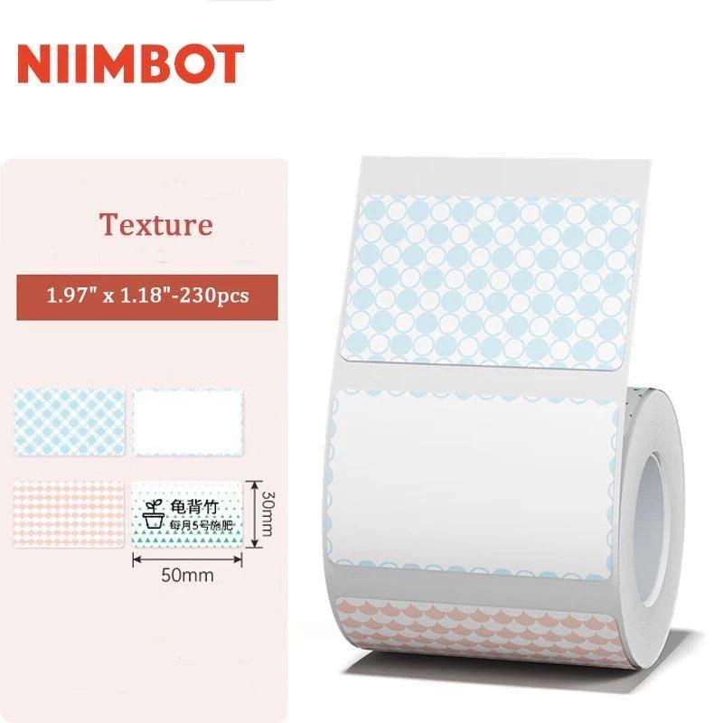 VMIDirect Thermal Label Stickers Patterned in various colors and textures for organizing and labeling items