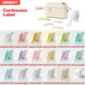 Variety of Waterproof Oil-Proof Thermal Label Stickers in multiple colors for labeling needs