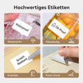 VMIDirect White Thermal Label Stickers for Waterproof and Scratch Resistant labeling applications