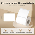 VMIDirect White Thermal Label Stickers on a roll, waterproof and eco-friendly for various labeling needs