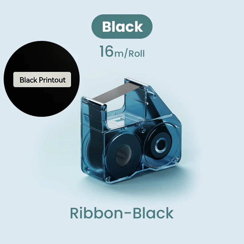 VMIDirect Thermal Transfer Label Ribbon in Black, 16m roll for durable printouts