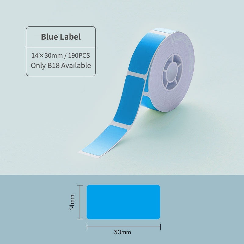 NIIMBOT B18 Thermal Transfer Label And Cable Sticker Roll With Carbon Ribbon