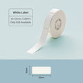 VMIDirect Thermal Transfer Label Sticker Roll in White, 10x25mm, 220 pieces for labeling needs