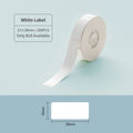 VMIDirect Thermal Transfer Label Sticker Roll in White 12x28mm for easy labeling and organization
