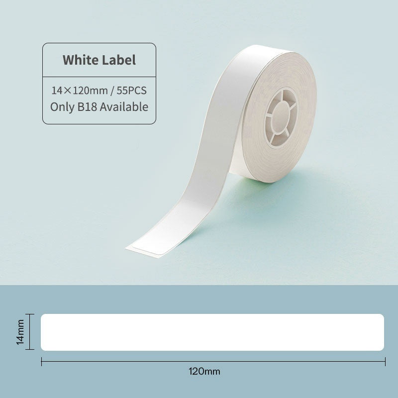 VMIDirect Thermal Transfer Label Roll 14x120mm for Easy Printing and Labeling