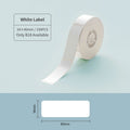VMIDirect White Thermal Transfer Label Stickers on a Roll, 14x40mm, 150PCS for Easy Labeling