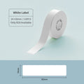 VMIDirect Thermal Transfer Label Sticker Roll in White, 14x60mm, 110 pieces for labeling needs