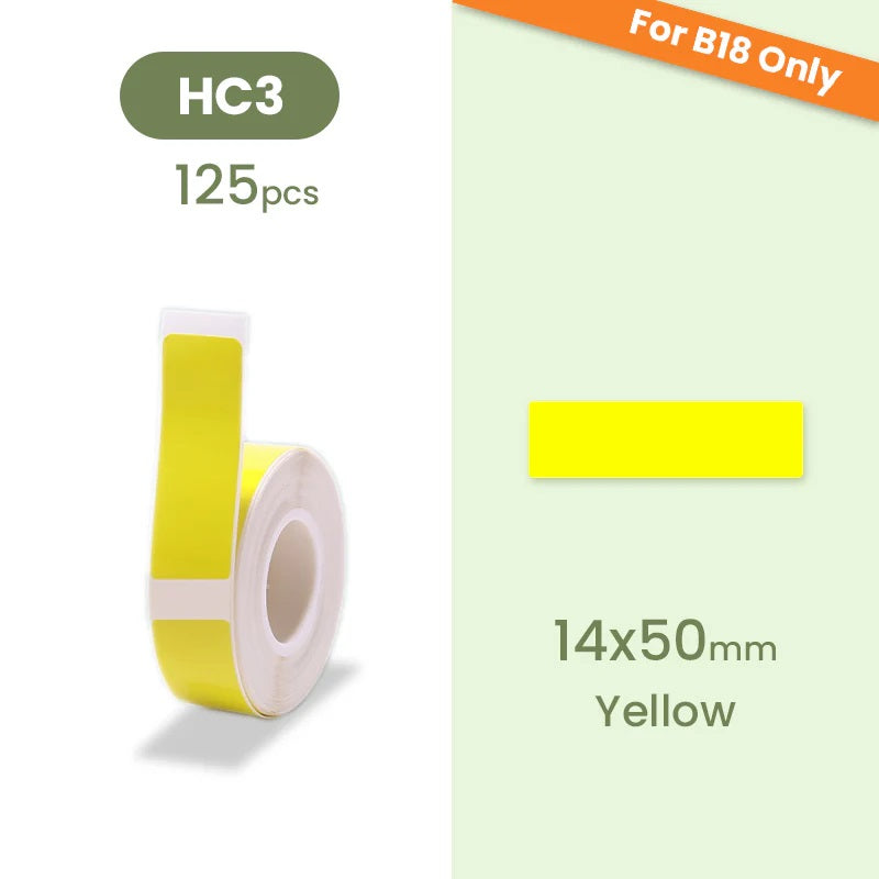 NIIMBOT B18 Thermal Transfer Label And Cable Sticker Roll With Carbon Ribbon