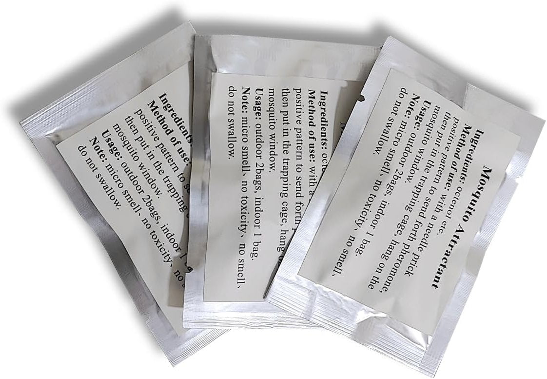 Insect swatter with octenol mosquito attractant for effective mosquito control