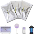 Insect swatter kit with octenol mosquito attractant for effective pest control