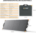 200W Monocrystalline Solar Panels with Durable Design for Portable Power Station Compatibility