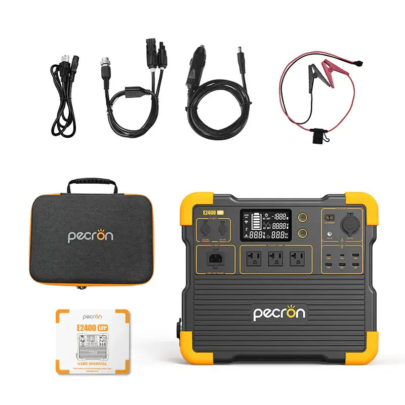 VMIDirect Portable Power Station with various cables and accessories included, perfect for outdoor use