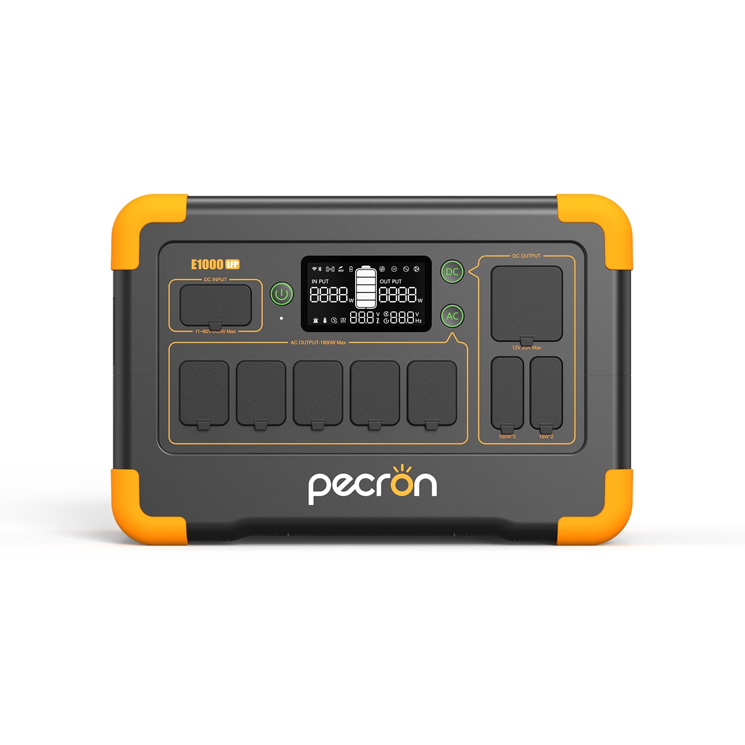 VMIDirect portable power station E1000 with multiple output ports and digital display