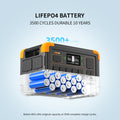 VMIDirect portable power station with LiFePO4 battery offering 3500 cycles durability for long-term use