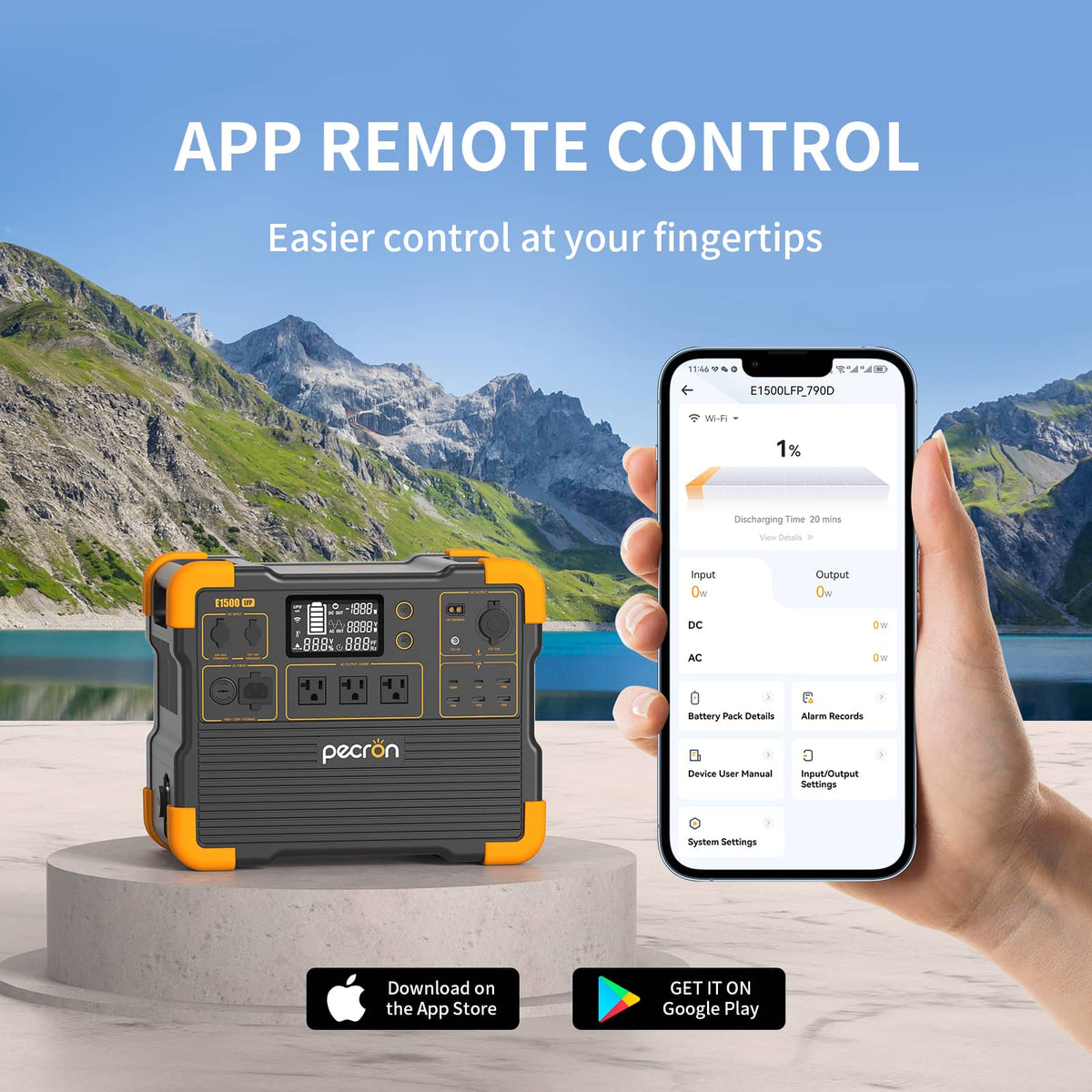 VMIDirect portable power station with app remote control for convenient outdoor power management