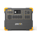 Pecron E3600 Portable Power Station with multiple AC outlets and USB ports for outdoor use