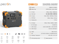 Pecron E2400 LFP Portable Power Station with 2048Wh and multiple output options for outdoor use